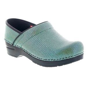 Sanita Professional Clog Dream Embossed Turquoise